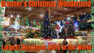 Bronner's A Christmas Wonderland in Frankenmuth Michigan