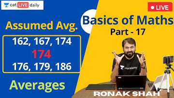 CAT Primer | Basics of Quants | Part 17 | Averages | Ronak Shah