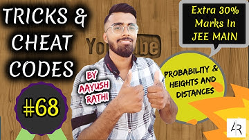 JEE MAIN 2018 MATHEMATICS🔥🔥🔥| Probability & Trigonometry| Jaali Methods| Tricks & Cheat Codes #68
