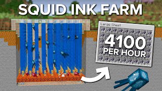 Minecraft EASY Squid Ink Sac Farm - 4100 Per Hour! by Shulkercraft 72,124 views 1 month ago 11 minutes, 3 seconds