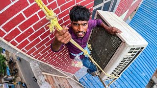 Download lagu Daikin AC installation in Dangerous way || Ehsan Shaikh