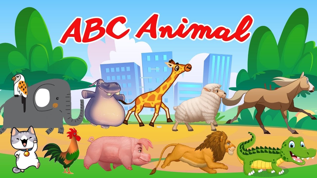 🎶 ABC Animal Sounds Song | Fun A to Z Animal Sounds for Kids 🐶🦁🐘 ...