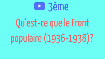 Qu'est-ce que le front et l'arrière ?