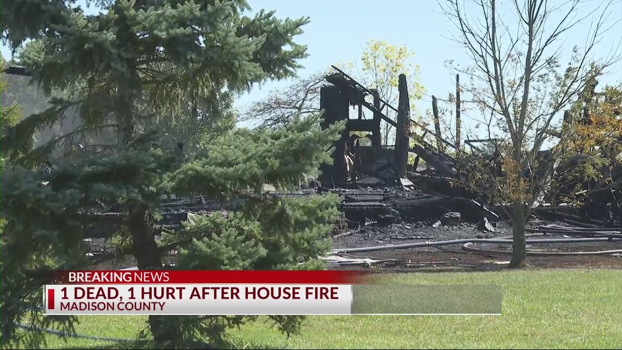 House fire in Madison County leaves one dead, injures two - YouTube