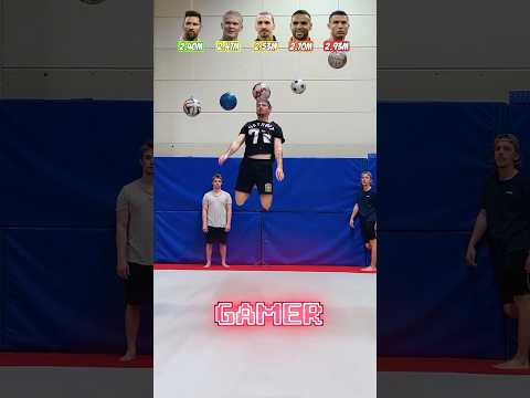 Видео: Footballers Jump Challenge 