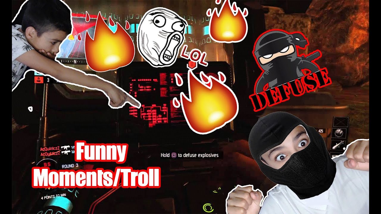 Black Ops 3 Trying To Ninja Defuse With Mini Mamba!(Rage!) - YouTube