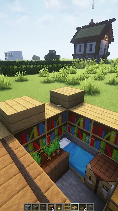 Minecraft Underground Base 🛖 #shorts #minecraft