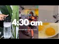 **REALISTIC** 4:30AM PRODUCTIVE MORNING ROUTINE (the routine that helped me get my sh*t together)