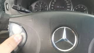 طريقه ضبط علامه الصيانه فى مرسيدس mercedes