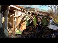 Demolition On The 140 Year Old Farm House (1950's Additions)