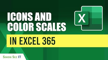 How to Use Icons and Color Scales in Excel 365 Conditional Formatting