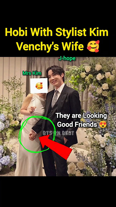 Hobi With Stylist Kim Venchy's Wife 🥰✨ #jhope #fypviralシ #bts