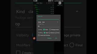 How to make new class in Java N-IDE app in mobile || 🛠️ screenshot 2