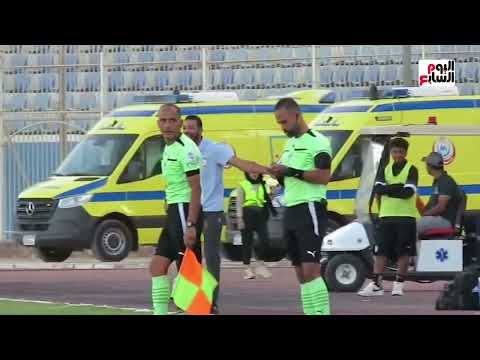 احتفال دكة بيراميدز بهدف مايلى و انفعال وغضب مدرب فاركو