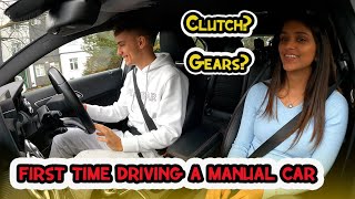 First time driving a Manual car BUT he's already got a Licence | How to stop stalling
