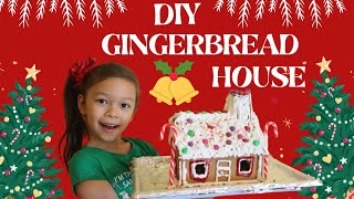 DIY Christmas Gingerbread house for kids