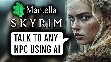 How To Talk To Any NPC In Skyrim And Skyrim VR Using Mantella And AI For Free! #skyrim #skyrimvr