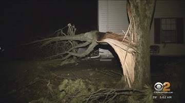 Potential tornado leaves path of destruction in central N.J.