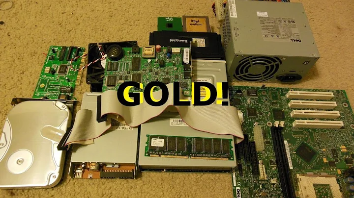 GOLD in computers! Where to find it, as well as other metals.
