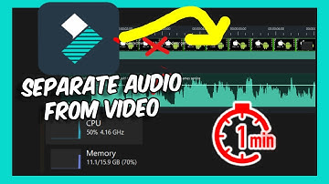 Filmora 12 Tutorial - How To Separate Audio From Video  in Filmora 12 | Tutorial For Beginners