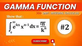 GAMMA FUNCTION SOLVED PROBLEM 2 | INTEGRAL CALCULUS BETA GAMMA FUNCTION IN HINDI @TIKLESACADEMY