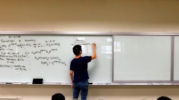 Graduate Quantum Mechanics Lecture 23 -- Simple Harmonic Oscillator, Heisenberg Picture