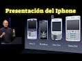 Steve Jobs introduce el Iphone en el año 2007 (Español)