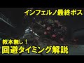 【バイオRE3】インフェルノ最終ボス回避タイミング解説。【実況】