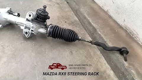 Steering Rack Mazda RX8 Power Steering Rack and Pinion Power Steering System Steering Gears Shaft