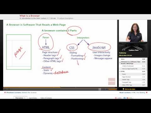 "What is a Browser" | Adobe Dreamweaver CC with Educator.com