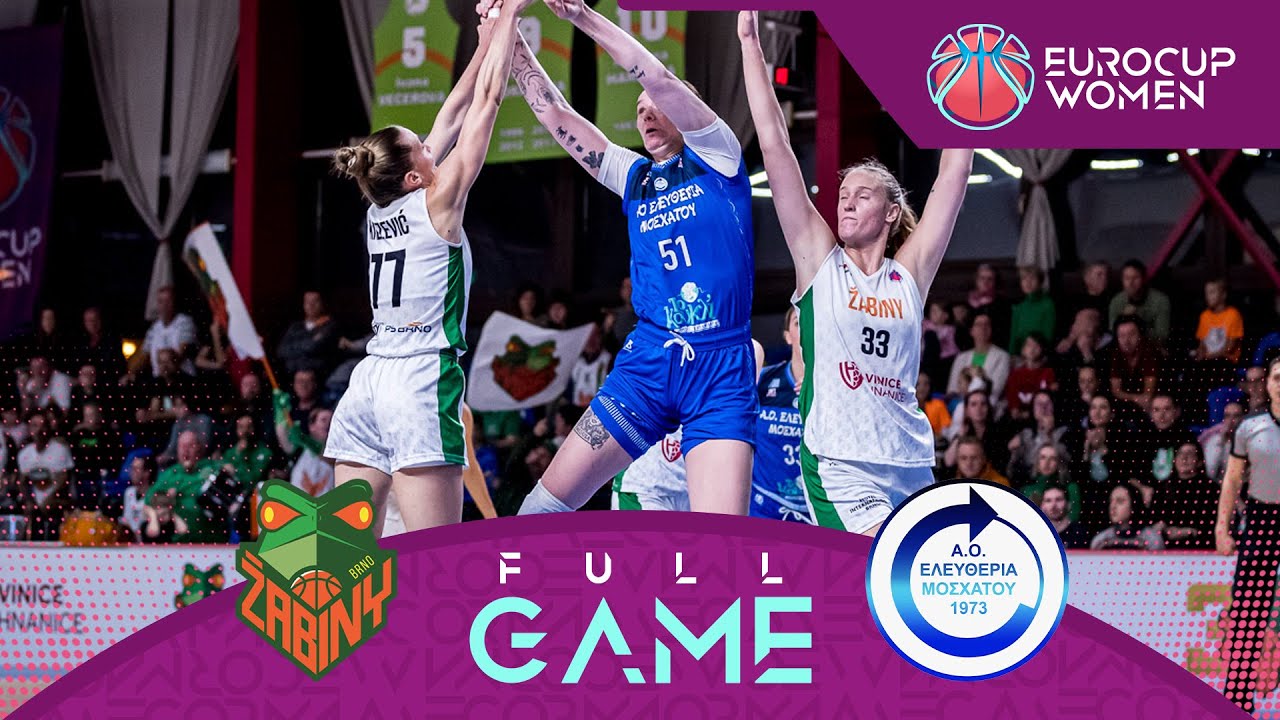 LIVE Zabiny Brno v Eleftheria Moschatou EuroCup Women 202324 YouTube