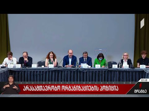 არასამთავრობო ორგანიზაციების პოზიცია