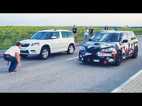 ЧТО МОЖЕТ ЗЛАЯ SKODA YETI против SUBARU FORESTER STI