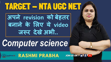 UGCNET 2021 | NTA Computer Science Syllabus Discussion | Unit 1-Unit 3 | SET Exam | by Rashmi Prabha