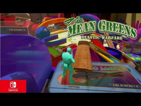 the mean greens plastic warfare  Update 2022  The Mean Greens Plastic Warfare Nintendo switch gameplay