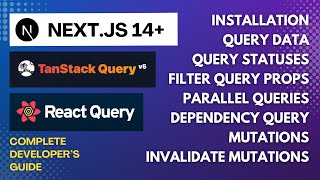 Build Next.js 14 Apps with Tanstack Query v5 - React Query Tutorial