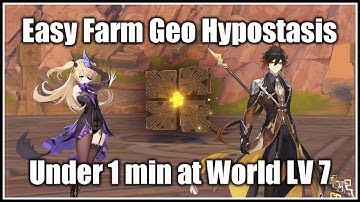 [Genshin Impact] How to ACTUALLY farm Geo Hypostasis
