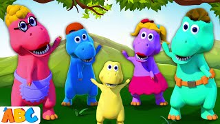 dinosaur finger family best dinosaur song collection more kids songs by allbabieschannel