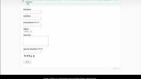 Quform WordPress - Creating a Two Column Form