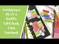 Setting up a PLAN A HAPPY LIFE Book Club Notebook