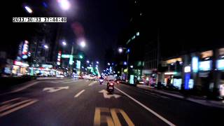 ADR36 +自製不銹鋼車架 上路夜間試拍