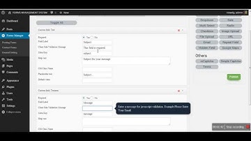 Forms Management System - Contact Forms