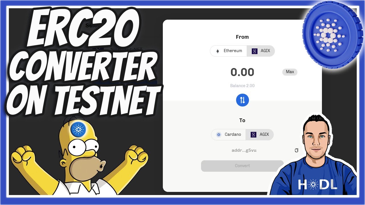 Cardano ERC20 Converter live on Testnet - Full Demo 🔥