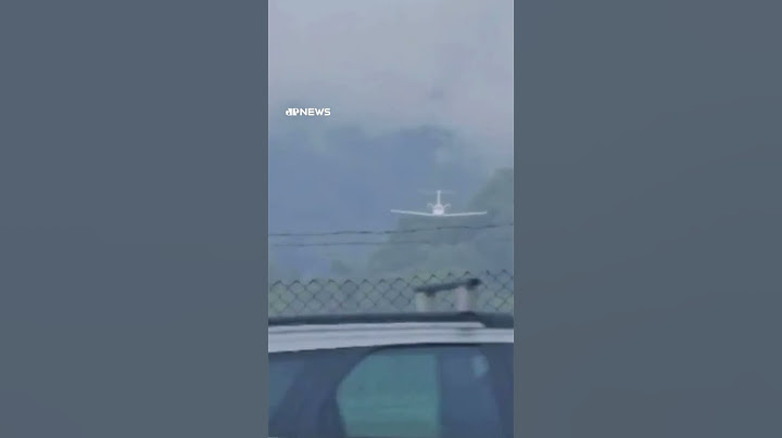 Vídeo registra pouso de avião em Ubatuba instantes antes de explosão