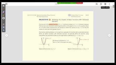 College Algebra 3.3: Graphs of Basic Functions; Piecewise Functions