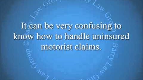 How To Handle A Car Accident With An Uninsured Driver.