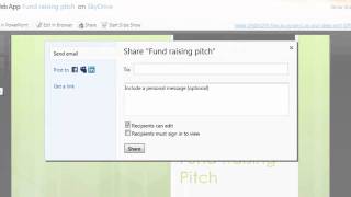 Simple Sharing with SkyDrive