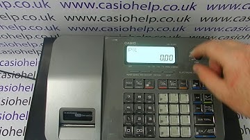 How To Program Tax Rates On The Casio SE-S100 Cash Register