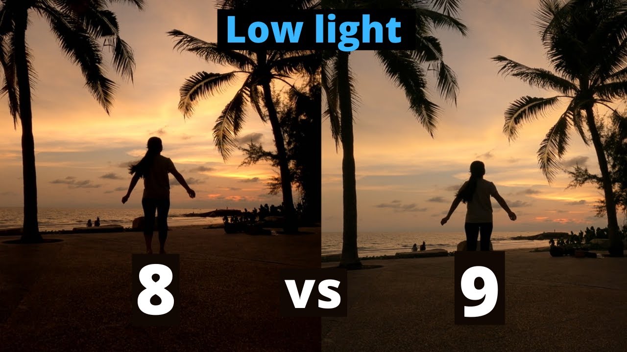 LOW LIGHT video comparison - GoPro 9 vs GoPro 8 | Which camera is better ?