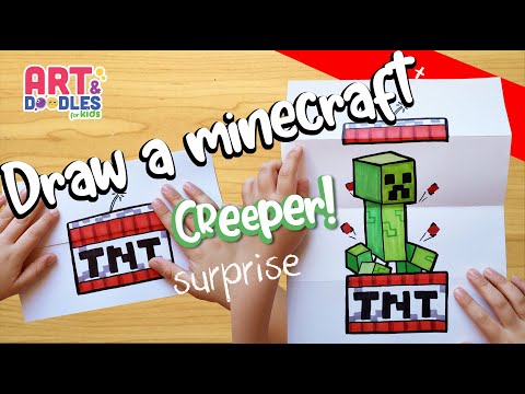 🎮 Jack and I are back with a new art lesson - How To Draw A Minecraft  Chest folding surprise. When you open your drawing, a Minecraft…